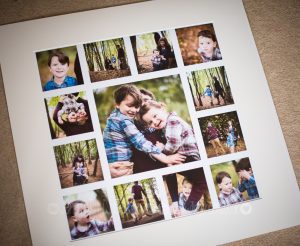 Mounted print montage