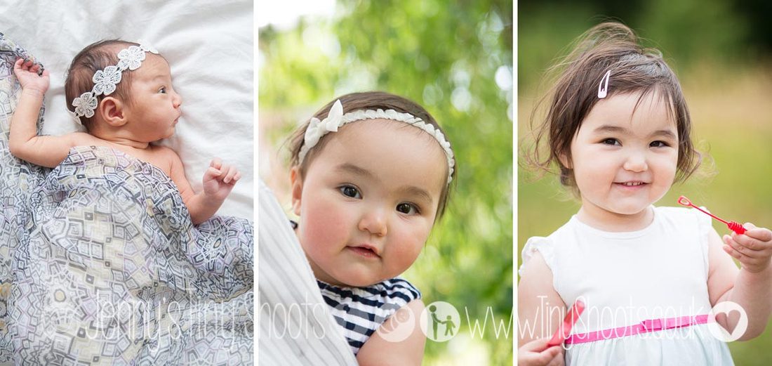 Growing up and two year old portraits in Ruislip