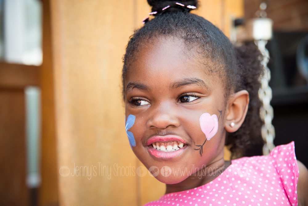 Girl with facepaint