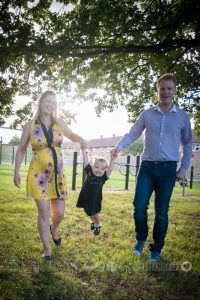 Family maternity portrait