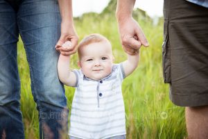 Family photography with baby boy