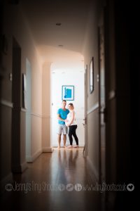 At home maternity photos