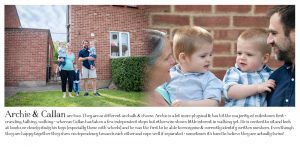 Family with 2 year old twins and big brother