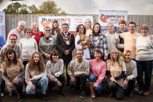 Pumpkins wildlife hospital opening event