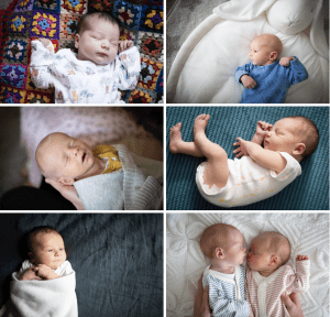 7 newborn babies