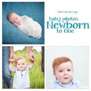 Baby boy from newborn to one