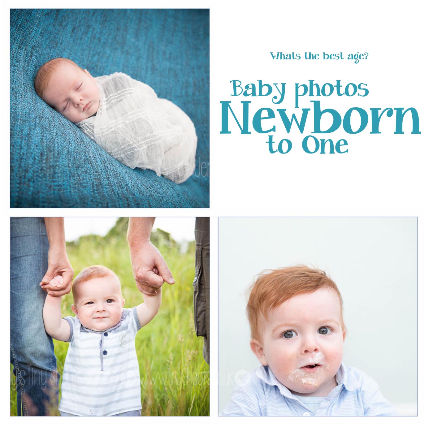 Baby boy from newborn to one