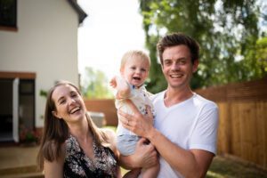 family photography at home toddler