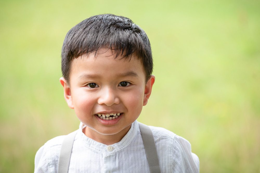 Little boy outdoor portrait